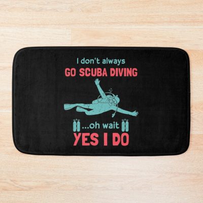 Funny Scuba Diving Bath Mat Official Scuba Diving Gifts Merch