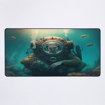 Scuba Diver Mouse Pad Official Scuba Diving Gifts Merch