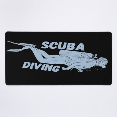 Scuba Diving Cave Diving Mouse Pad Official Scuba Diving Gifts Merch