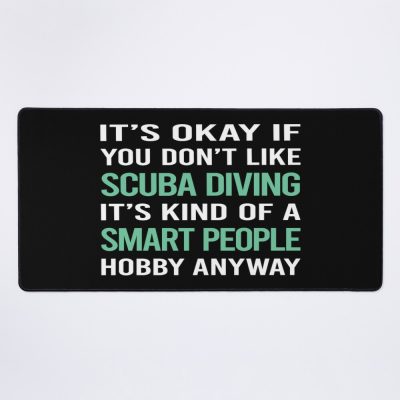 Smart People Hobby Scuba Diving Diver Mouse Pad Official Scuba Diving Gifts Merch