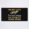 Saving Energy Scuba Diving Diver Mouse Pad Official Scuba Diving Gifts Merch