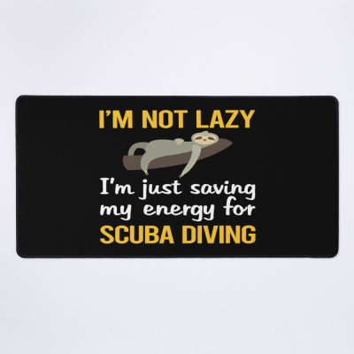 Saving Energy Scuba Diving Diver Mouse Pad Official Scuba Diving Gifts Merch