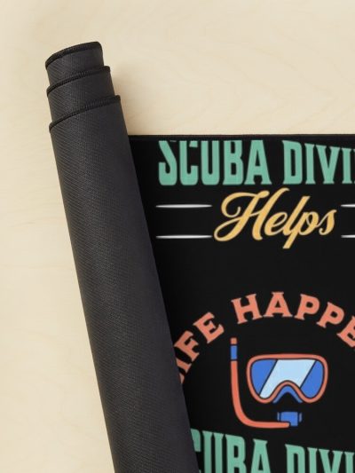 Scuba Diving - Scuba Diver Mouse Pad Official Scuba Diving Gifts Merch