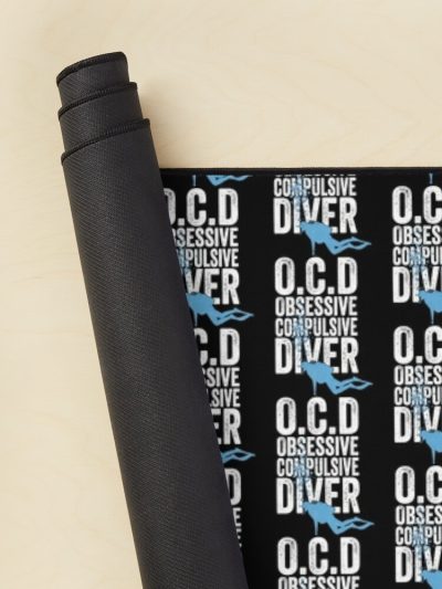 Scuba Diving Obsessive Compulsive Diver Mouse Pad Official Scuba Diving Gifts Merch