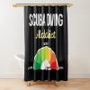 Addict Scuba Diving Diver Shower Curtain Official Scuba Diving Gifts Merch