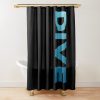 Scuba Dive Vintage Diving Gear Underwater Diver Shower Curtain Official Scuba Diving Gifts Merch