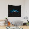 Scuba Diving Scuba Diver Tapestry Official Scuba Diving Gifts Merch