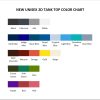 tank top color chart - Scuba Diving Gifts